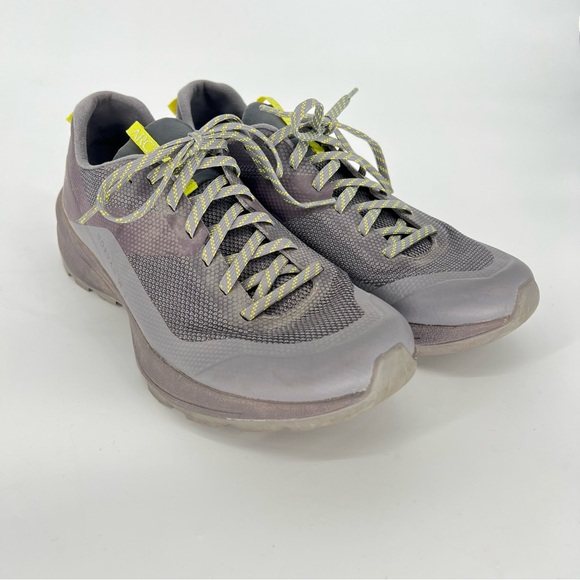 Arc'teryx Norvan VT 2 Technical Trail‎ Running Shoes Grey Neon Women's Size 9 - Picture 2 of 11